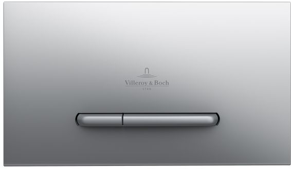 Villeroy & Boch ViConnect spoelknop voor het toilet mat chroom 92218069