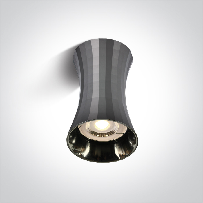 One Light Mardin plafondlamp 1x10 W chroom 12105K/DC