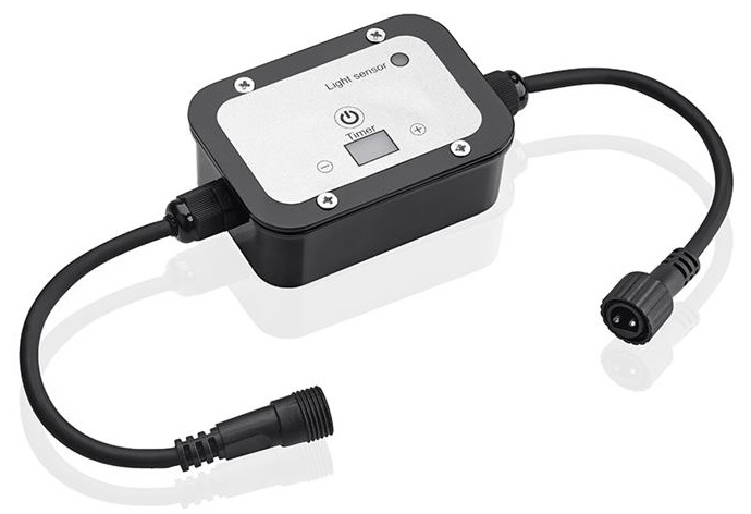 Markslöjd Garden 24 schemersensor zwart 106936