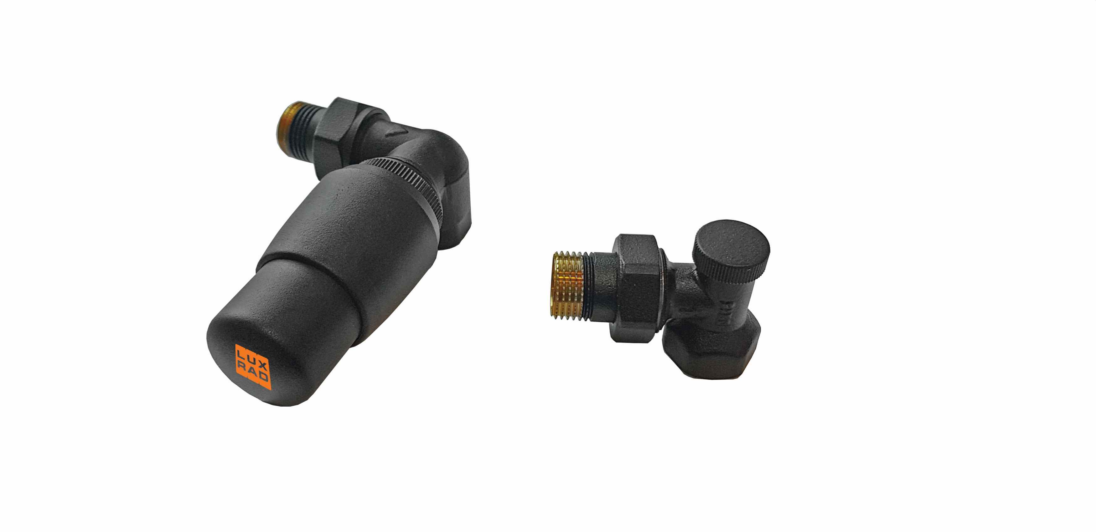Luxrad thermostatische set zwart OPTS040