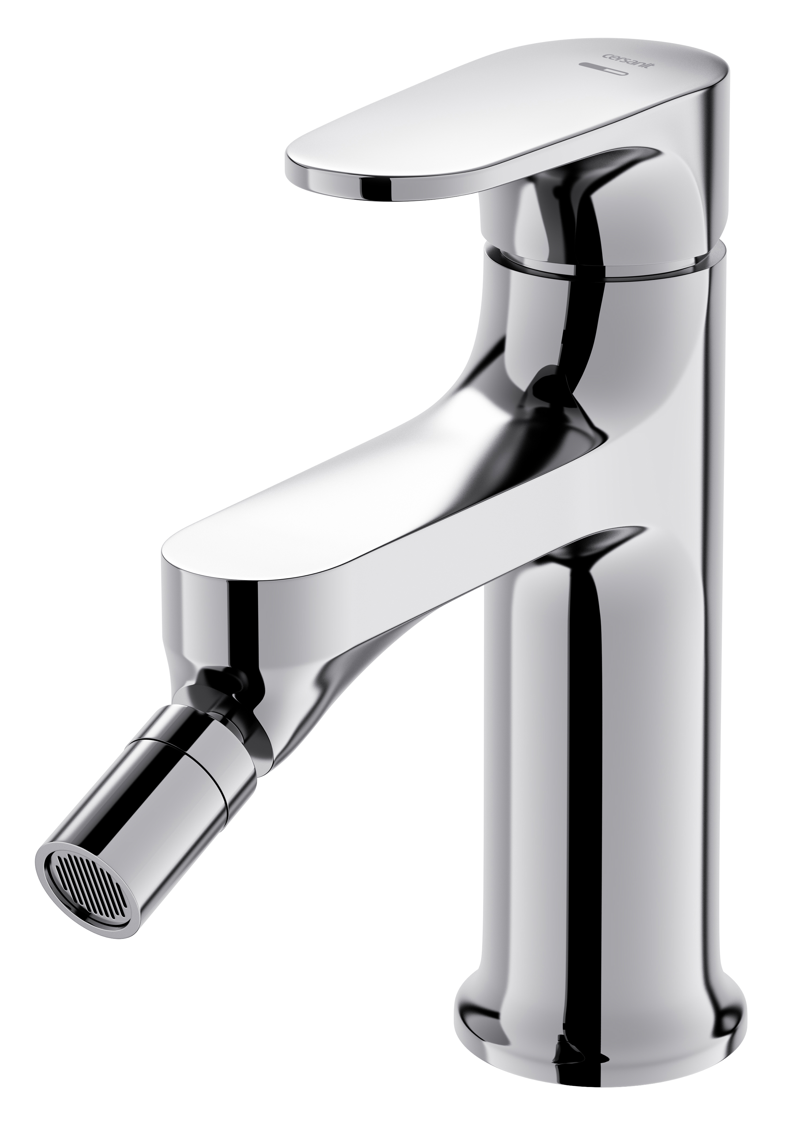Cersanit Inverto bidetkraan staand chroom-zwart S951-318
