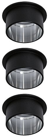 Paulmann Gil plafondlamp 3x6 W zwart-ijzer 93383