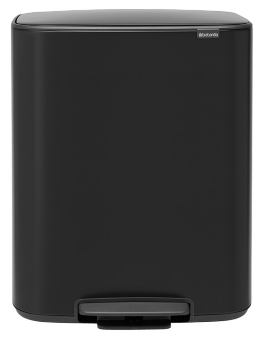 Brabantia Bo afvalcontainer 60 l zwart 211362