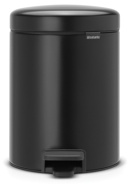 Brabantia NewIcon prullenbak 5 l zwart 112928