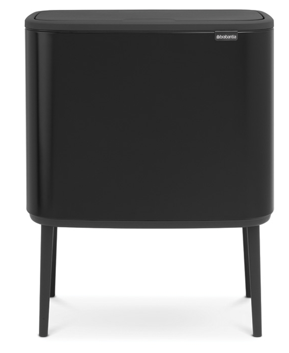 Brabantia Bo prullenbak 36 l zwart 315824