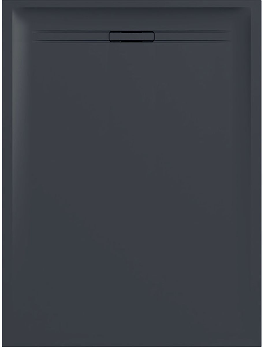 Geberit Sestra rechthoekige douchebak 100x80 cm grafiet 550.272.00.2