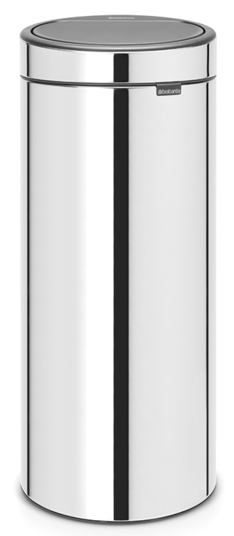 Brabantia Touch Bin prullenbak 30 l staal-grijs 115325