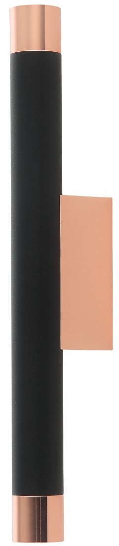 Open Design Q wandlamp 2x3.5 W zwart-roségoud OR84580