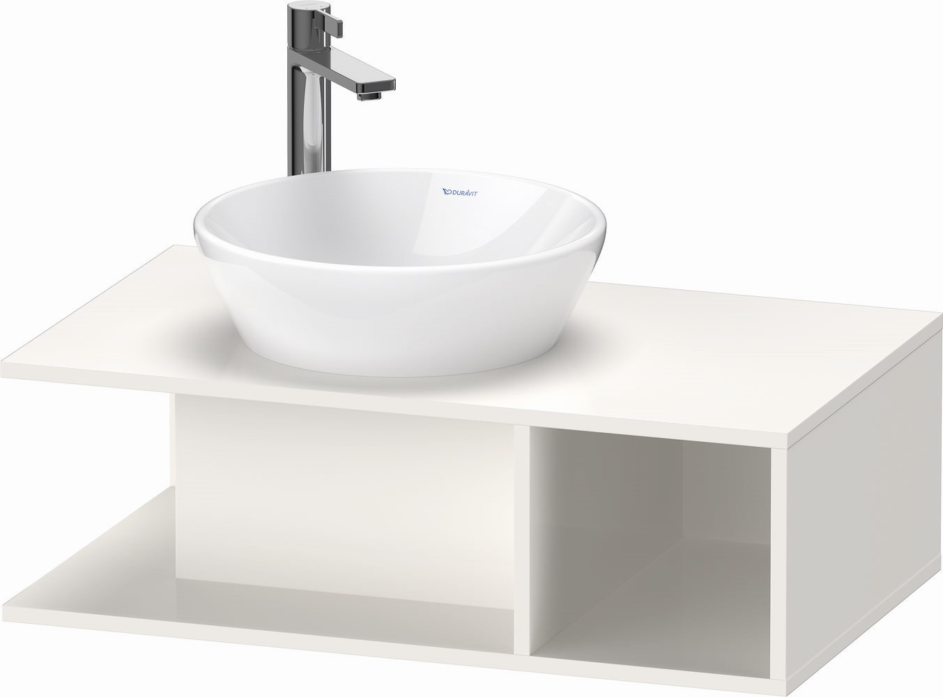 Duravit D-Neo kast 80x48x26 cm hangend onder de wastafel wit DE491802222