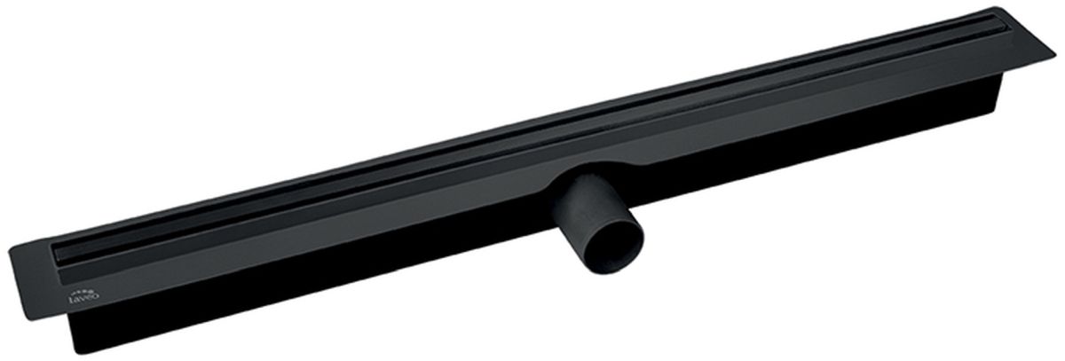 Laveo Slim doucheafvoer 100 cm zwart COS710D