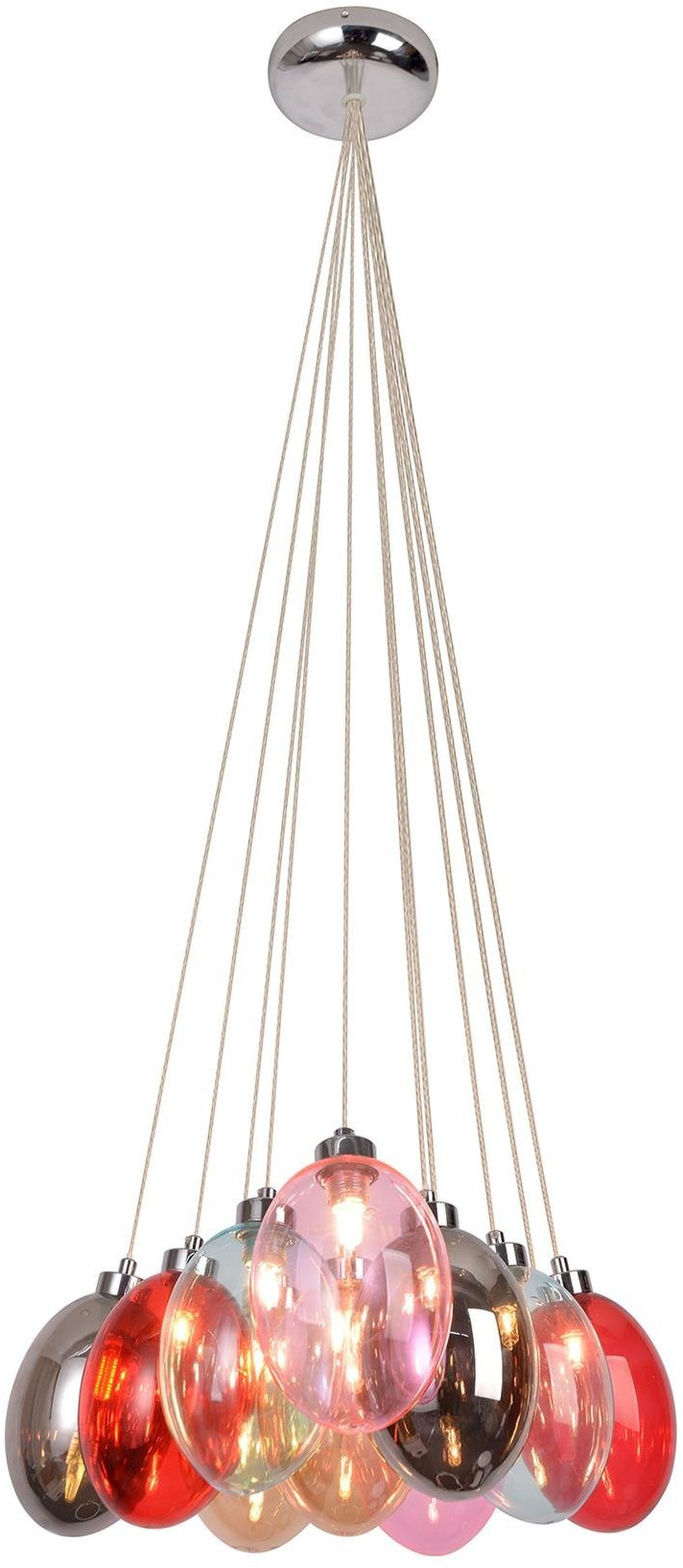 Candellux Lukka hanglamp x10 W veelkleurig 50110223