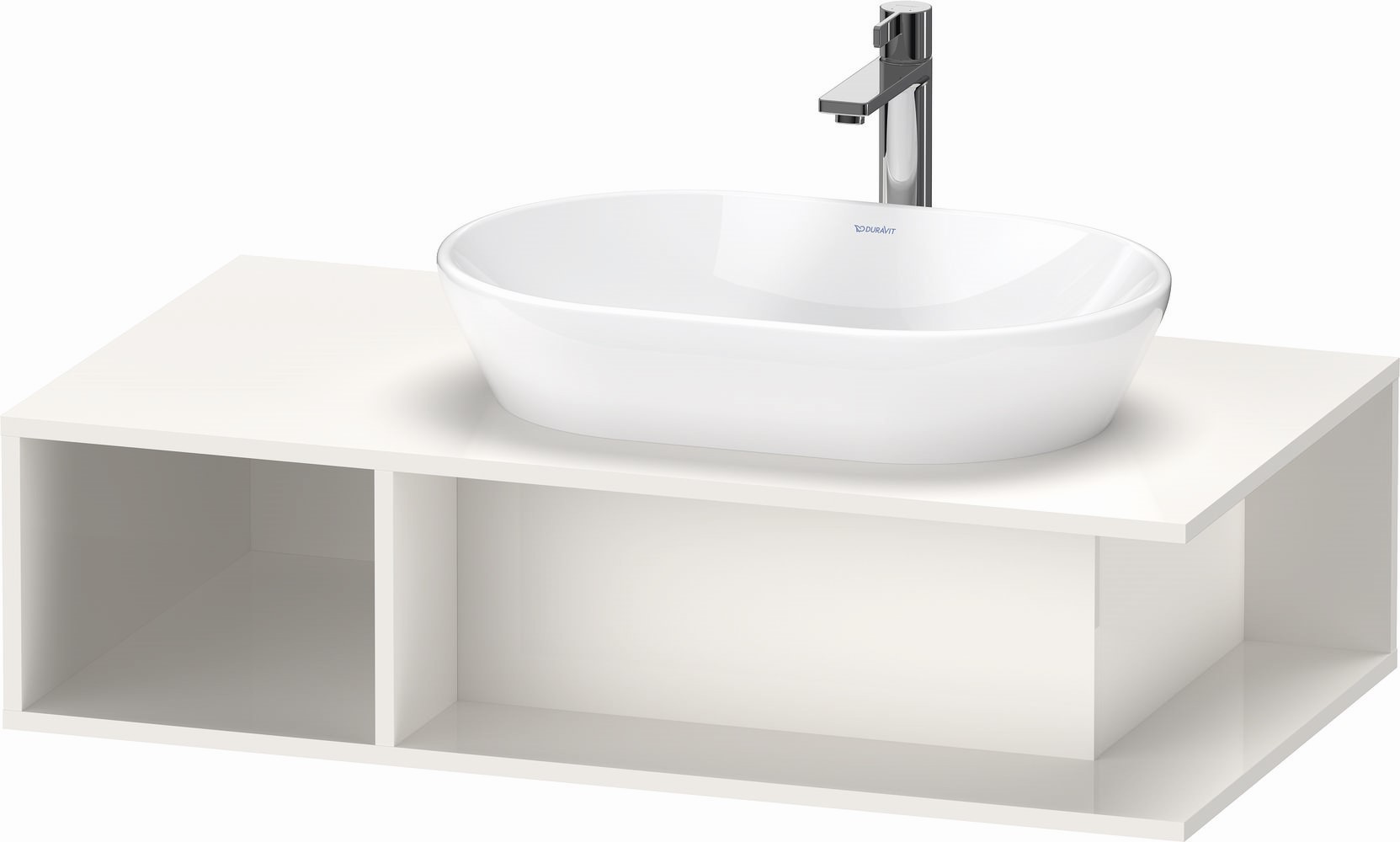Duravit D-Neo kast 100x55x26 cm hangend onder de wastafel wit DE495902222