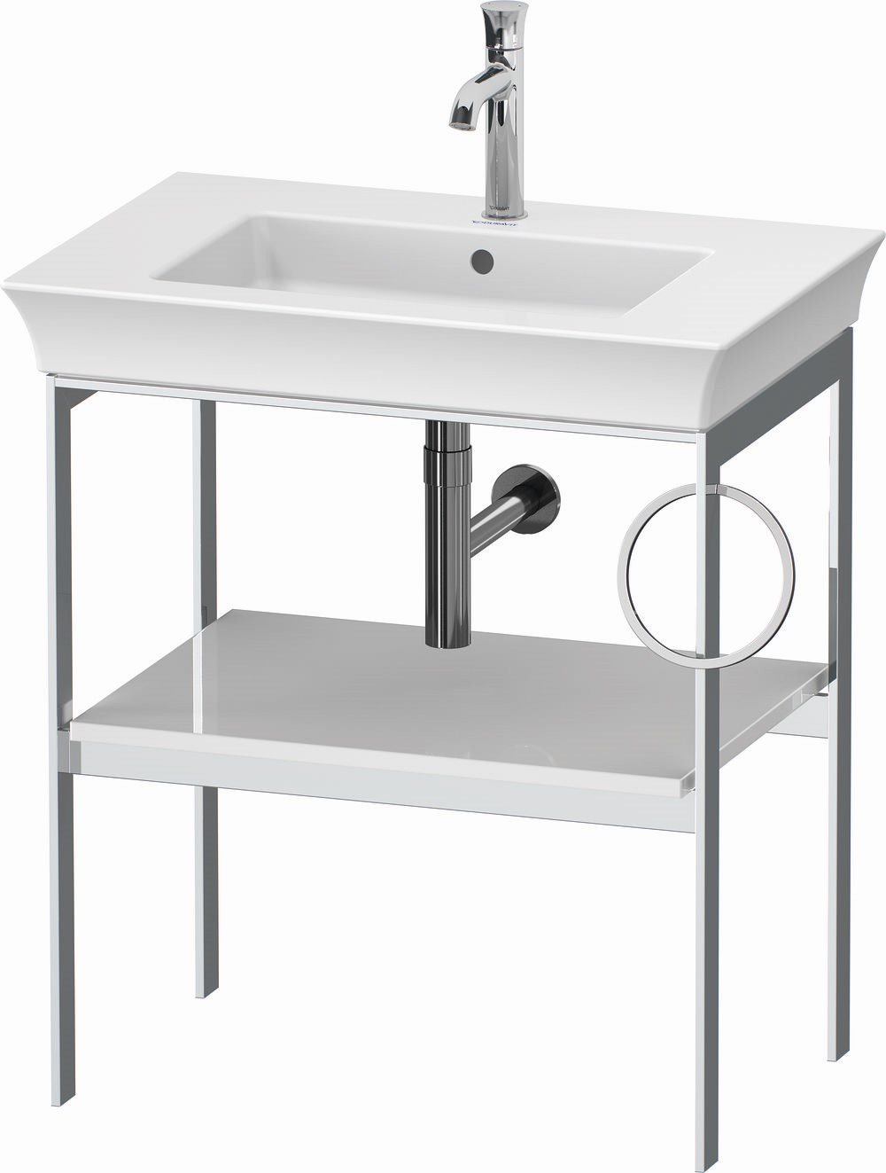 Duravit White Tulip console 68.4x45x76 cm wit WT4543R8585
