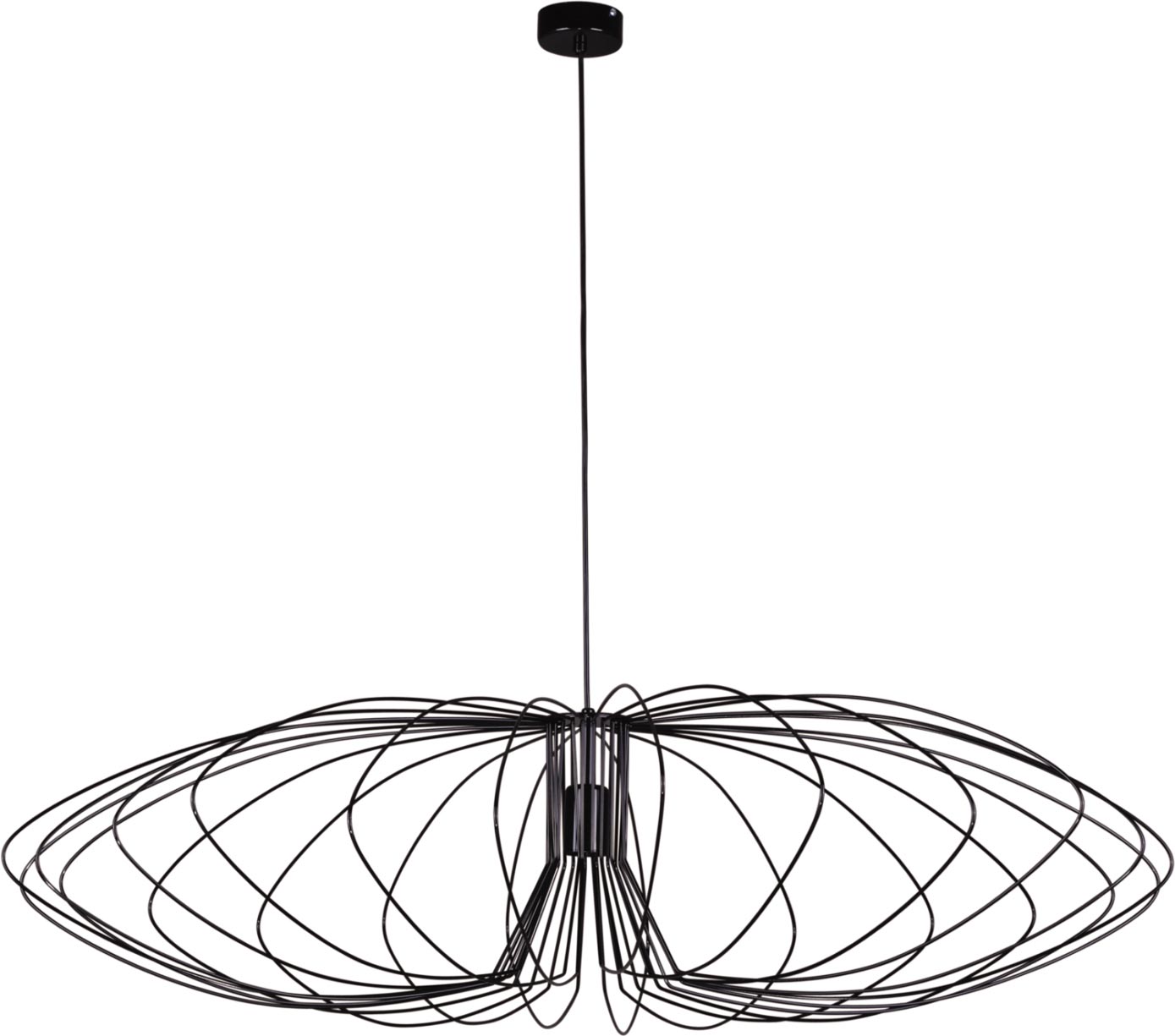 Kaja Tizi hanglamp 1x60 W zwart K-3408CZARNY