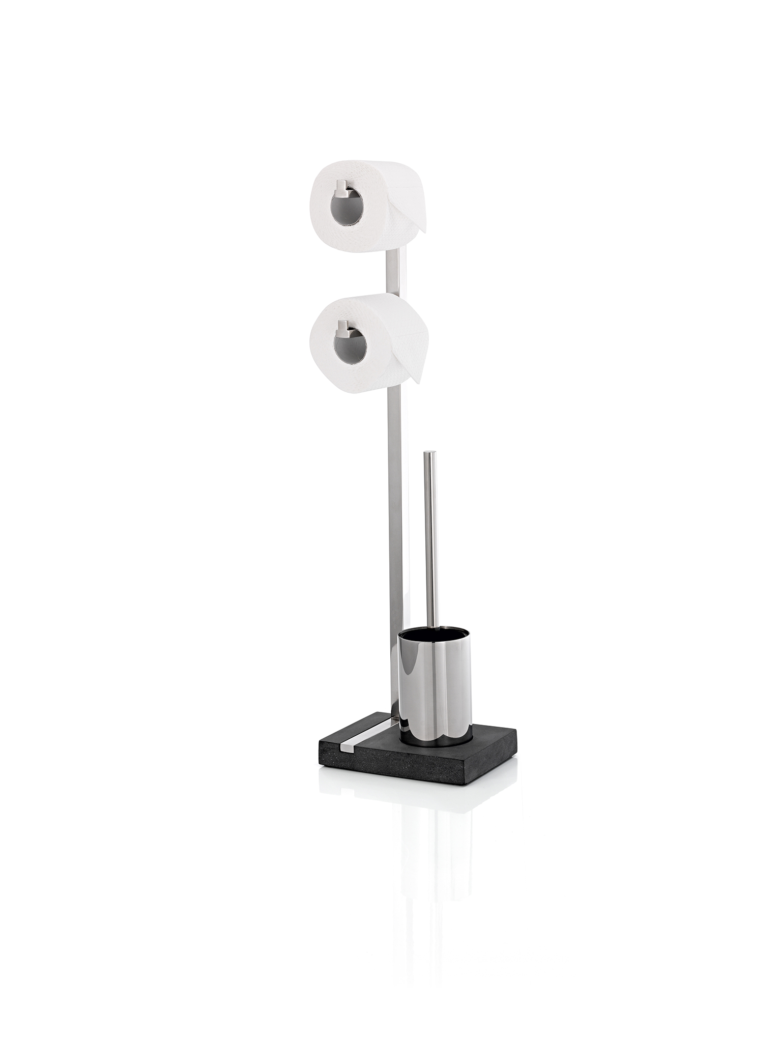 Blomus Menoto toiletpapierhouder chroom-staal B68663