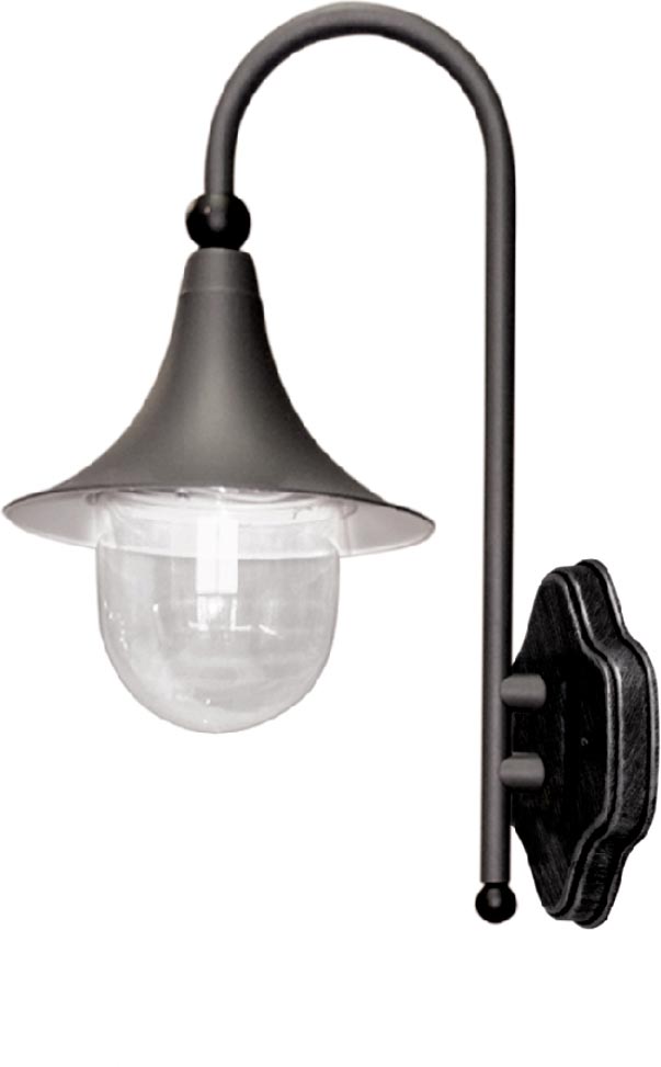 Kaja Boston buitenwandlamp 1x60 W zwart K-8130CZARNY