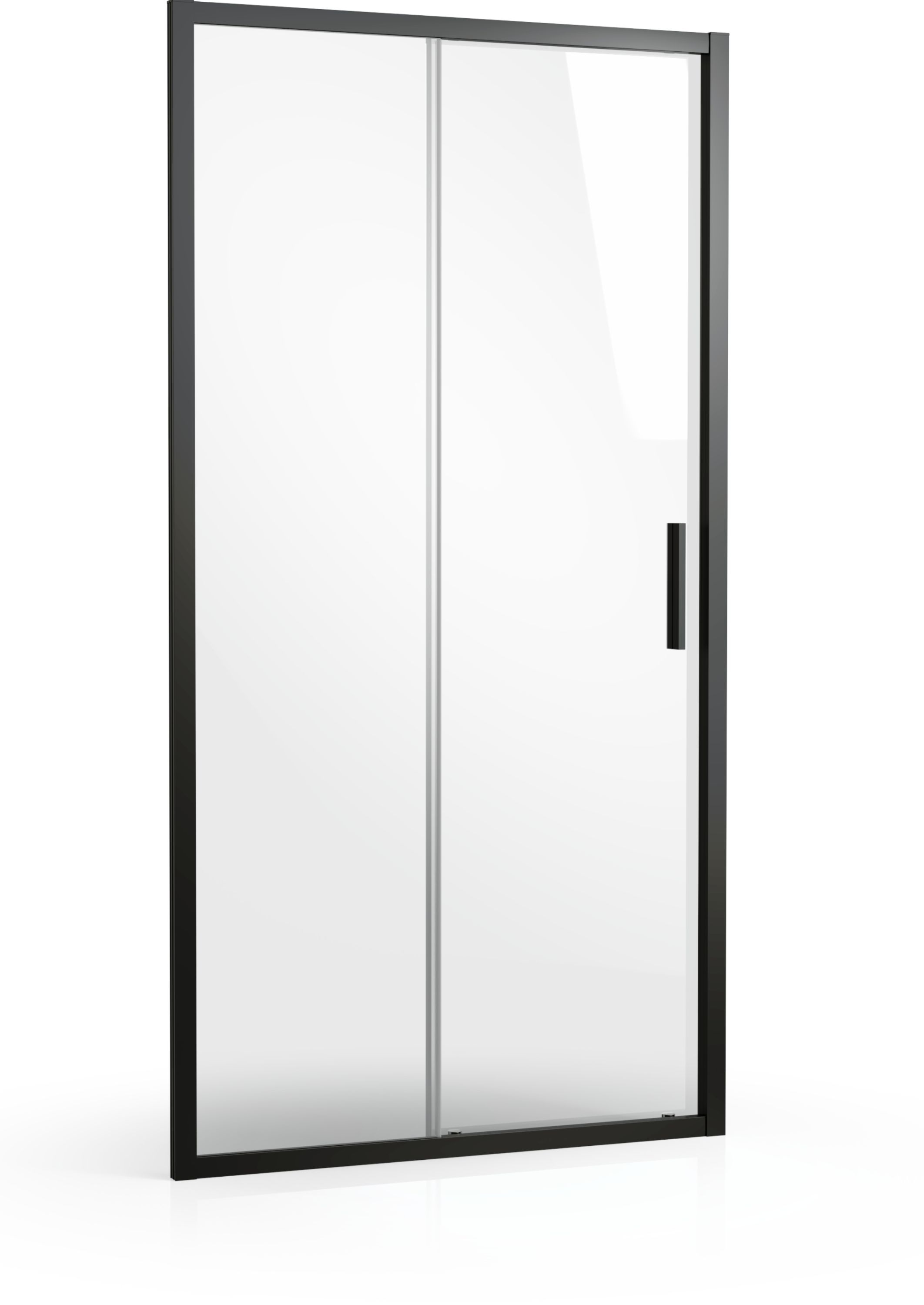 Ravak Blix Slim douchedeur 120 cm schuifbaar zwart mat/helder glas X0PMG0300Z1