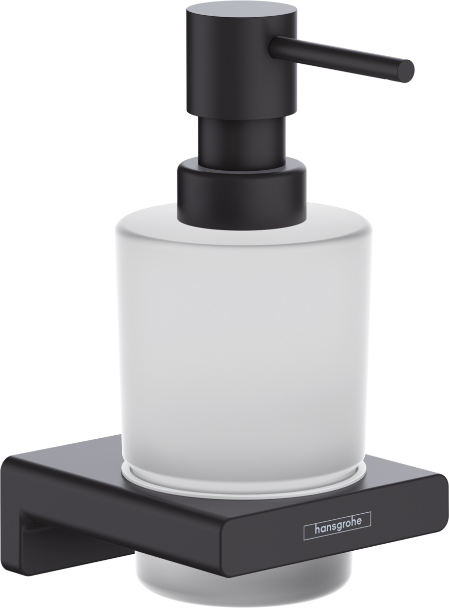 Hansgrohe AddStoris zeepdispenser 200 ml zwart-glas 41745670