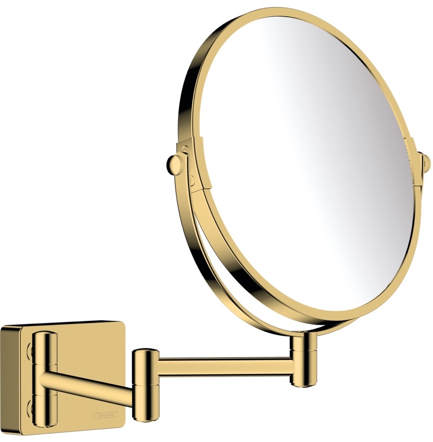 Hansgrohe AddStoris make-upspiegel 24.6x24.6 cm rond gouden 41791990