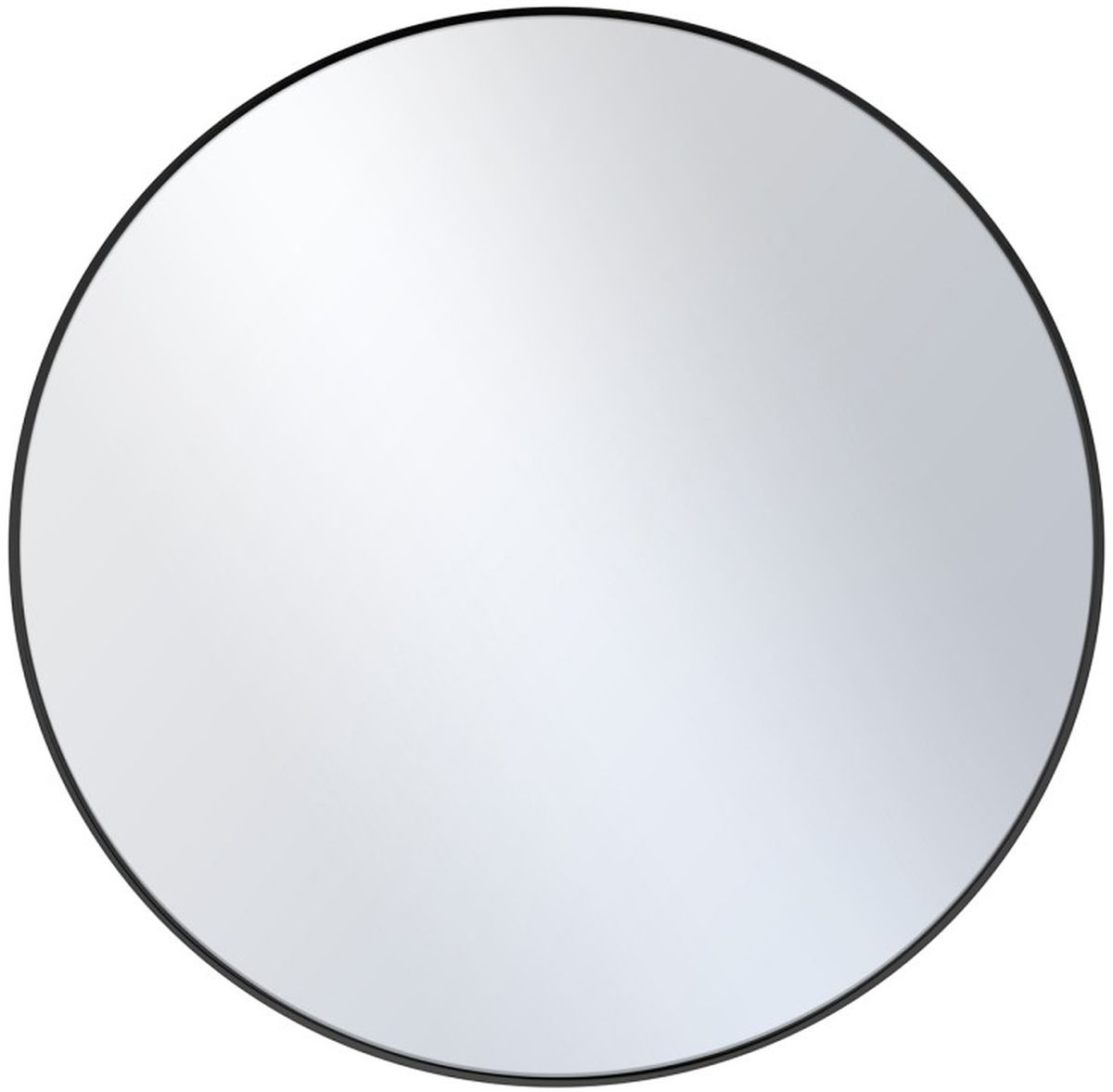 Ars Longa Loft spiegel 80x80 cm rond zwart LOFT80-C