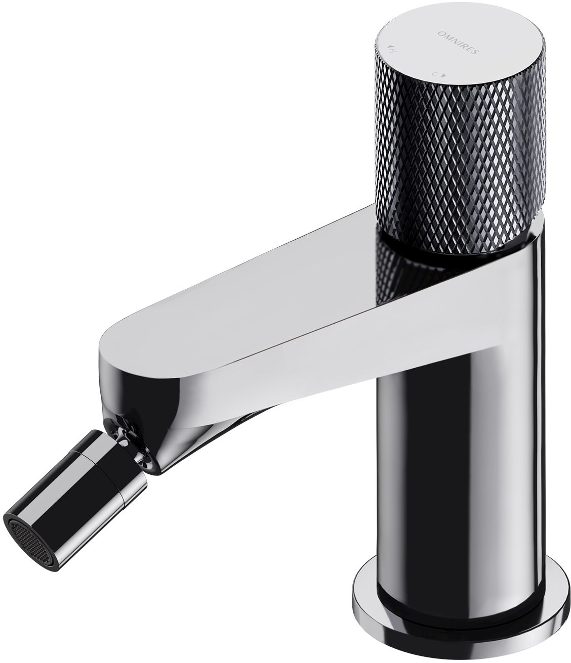 Omnires Contour bidetkraan staand chroom CT8020CR