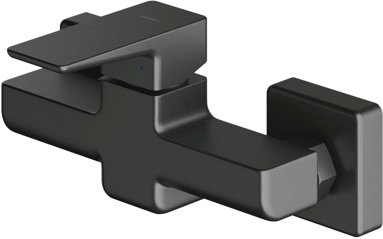 Omnires Parma douchekraan wand grafiet PM7440GR