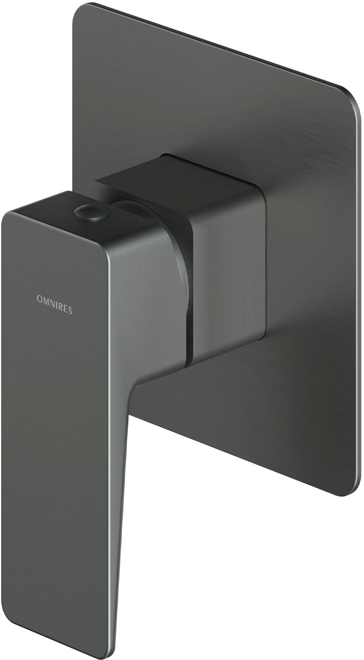 Omnires Parma douchekraan inbouw grafiet PM7445GR