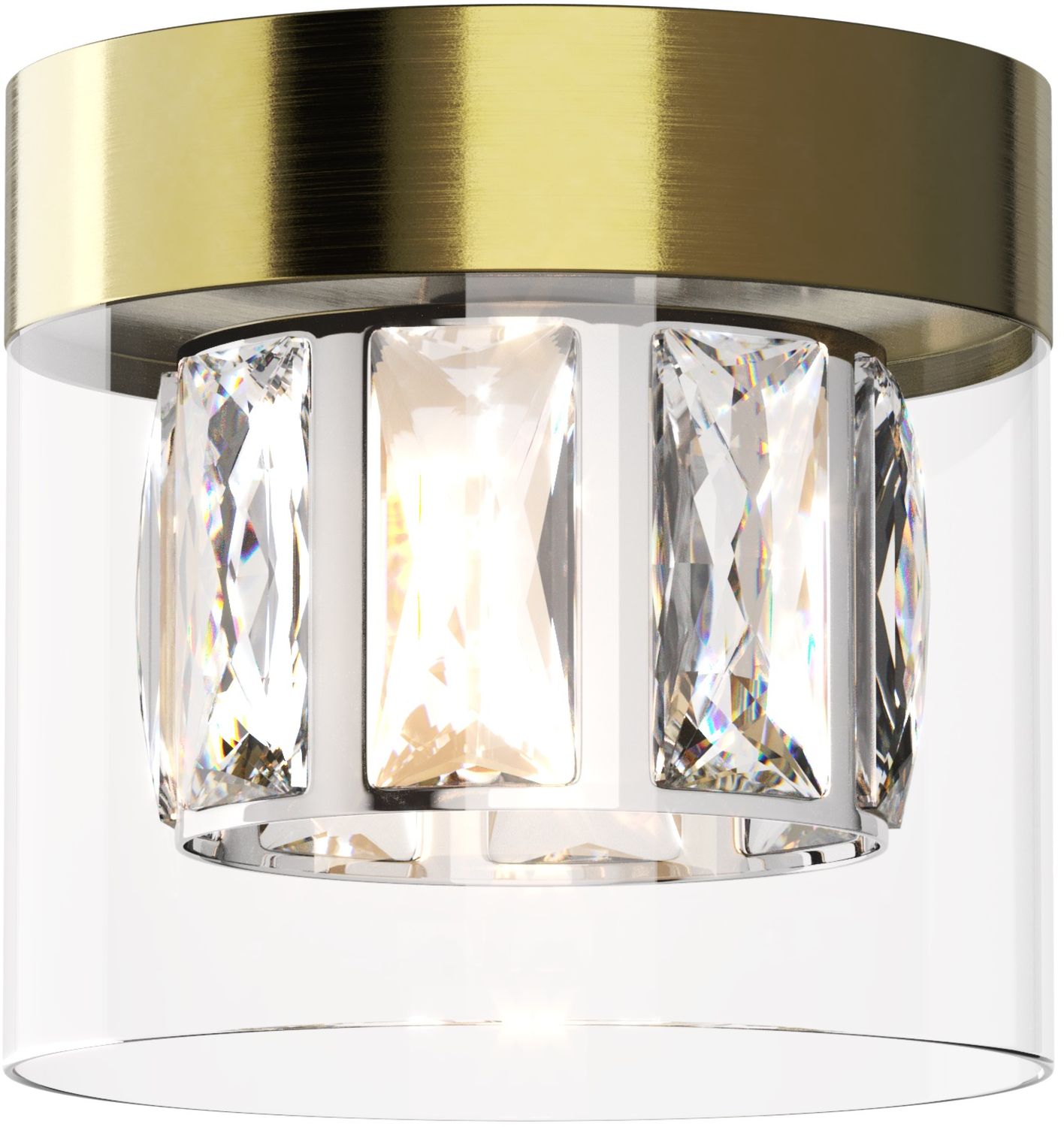 Zuma Line Gem plafondlamp 1x28 W doorzichtig-bruin C0389-01A-0FD2