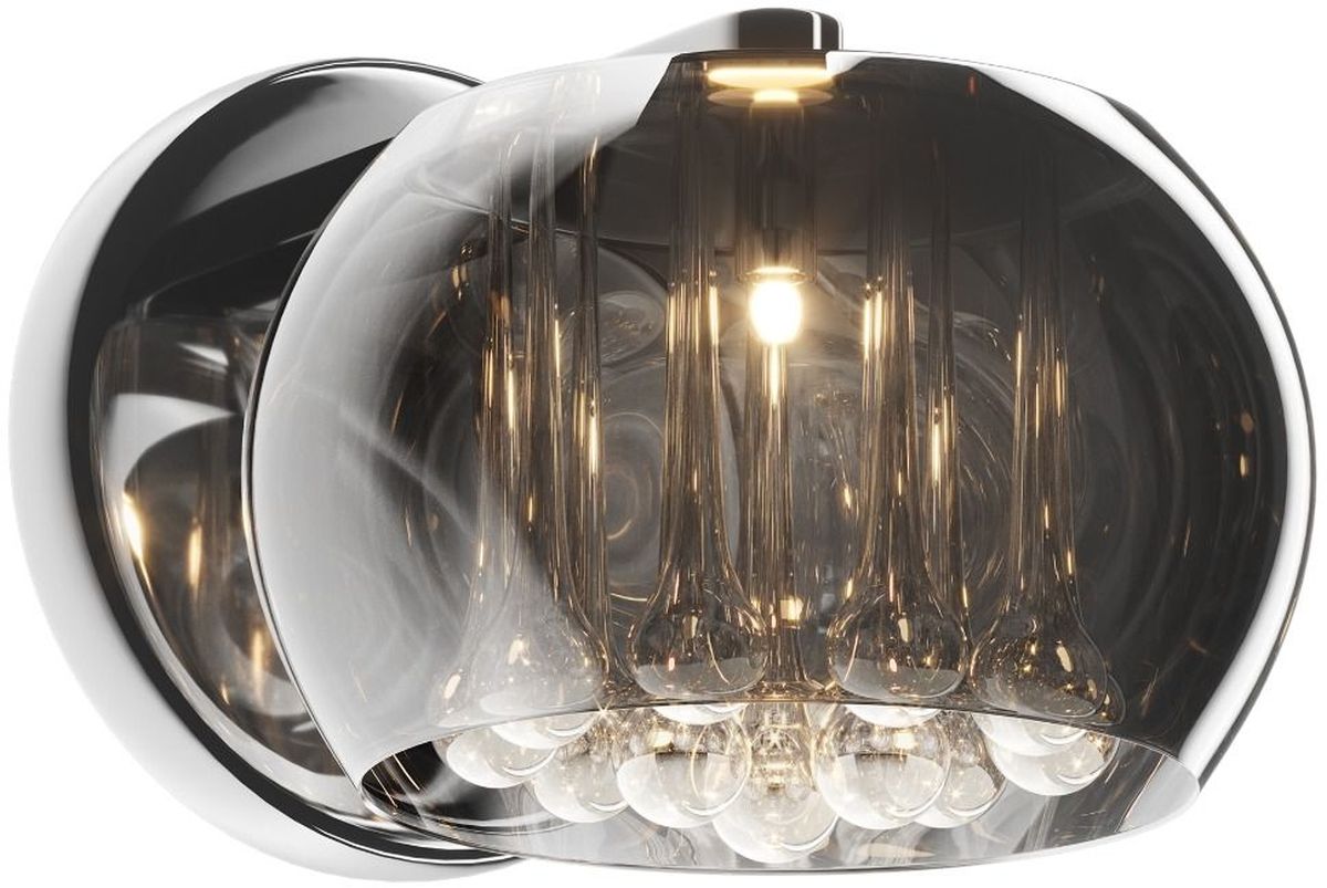 Zuma Line Crystal wandlamp 1x42 W chroom-bedampt-kristal W0076-01D-F4FZ