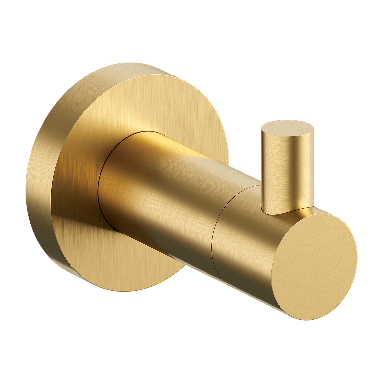 Omnires Modern Project handdoekhanger gouden MP60110GLB