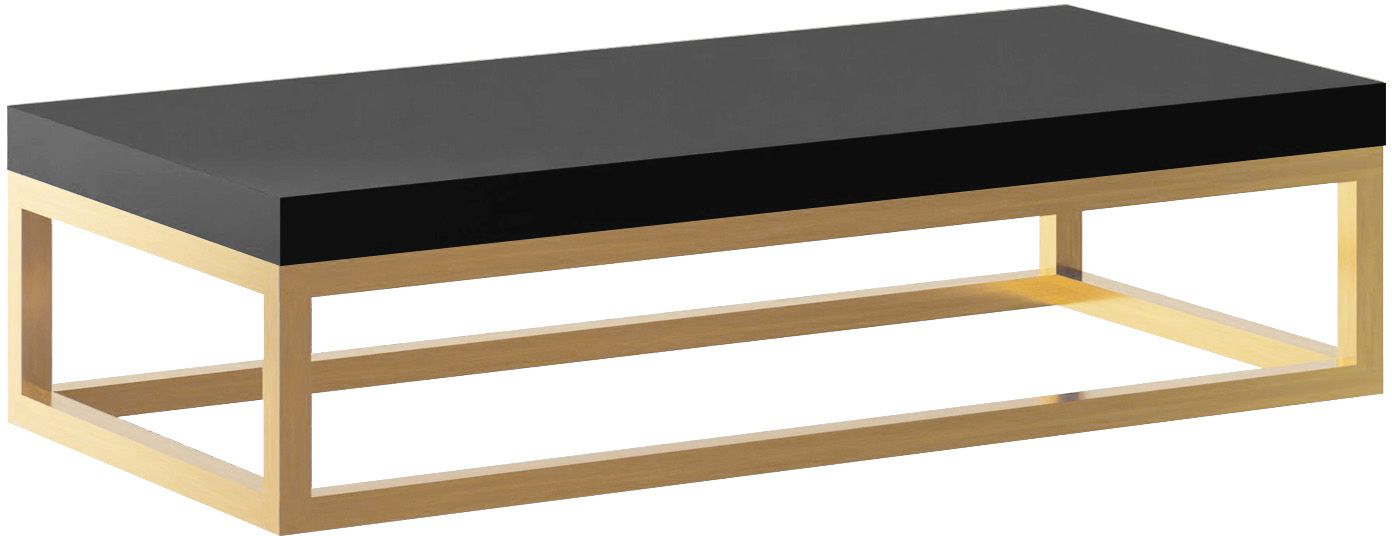 Baltica Design Bente console 75x43x17 cm zwart-gouden 5904107906652
