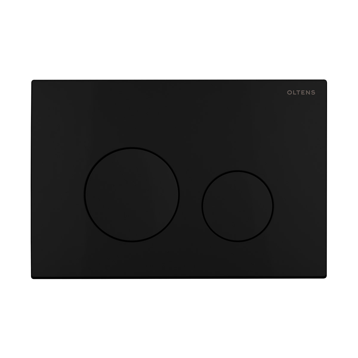 Oltens Lule spoelknop voor het toilet mat zwart 57104300