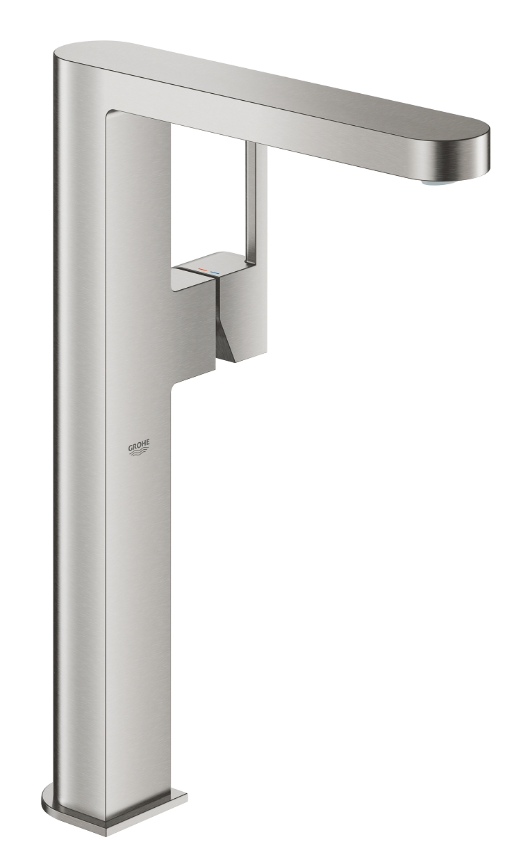 Grohe Plus wastafelkraan staand SuperSteel 32618DC3
