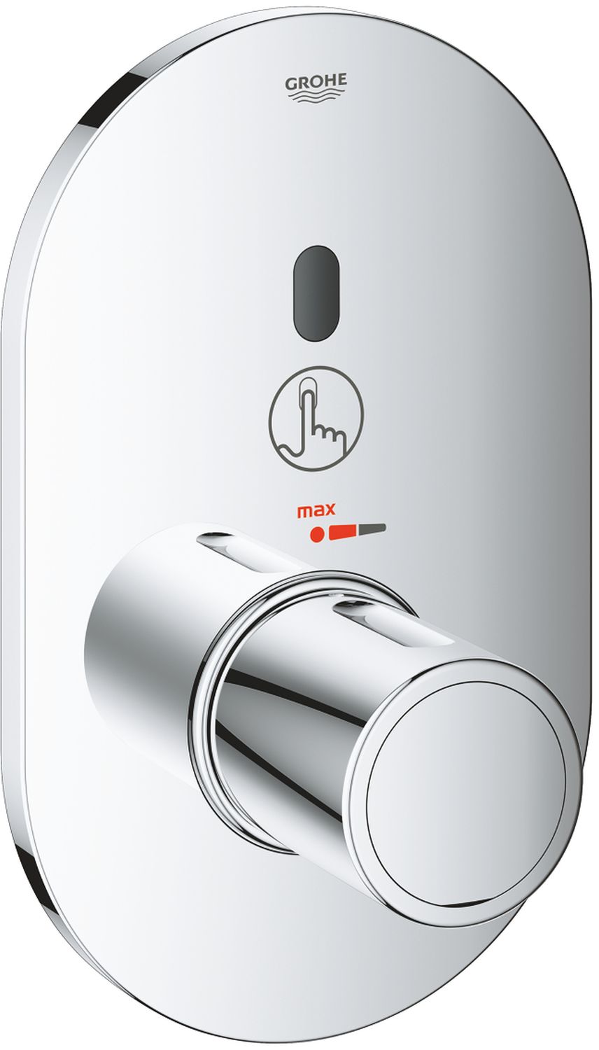 Grohe Eurosmart Cosmopolitan douchekraan inbouw met thermostaat StarLight Chrome 36456000