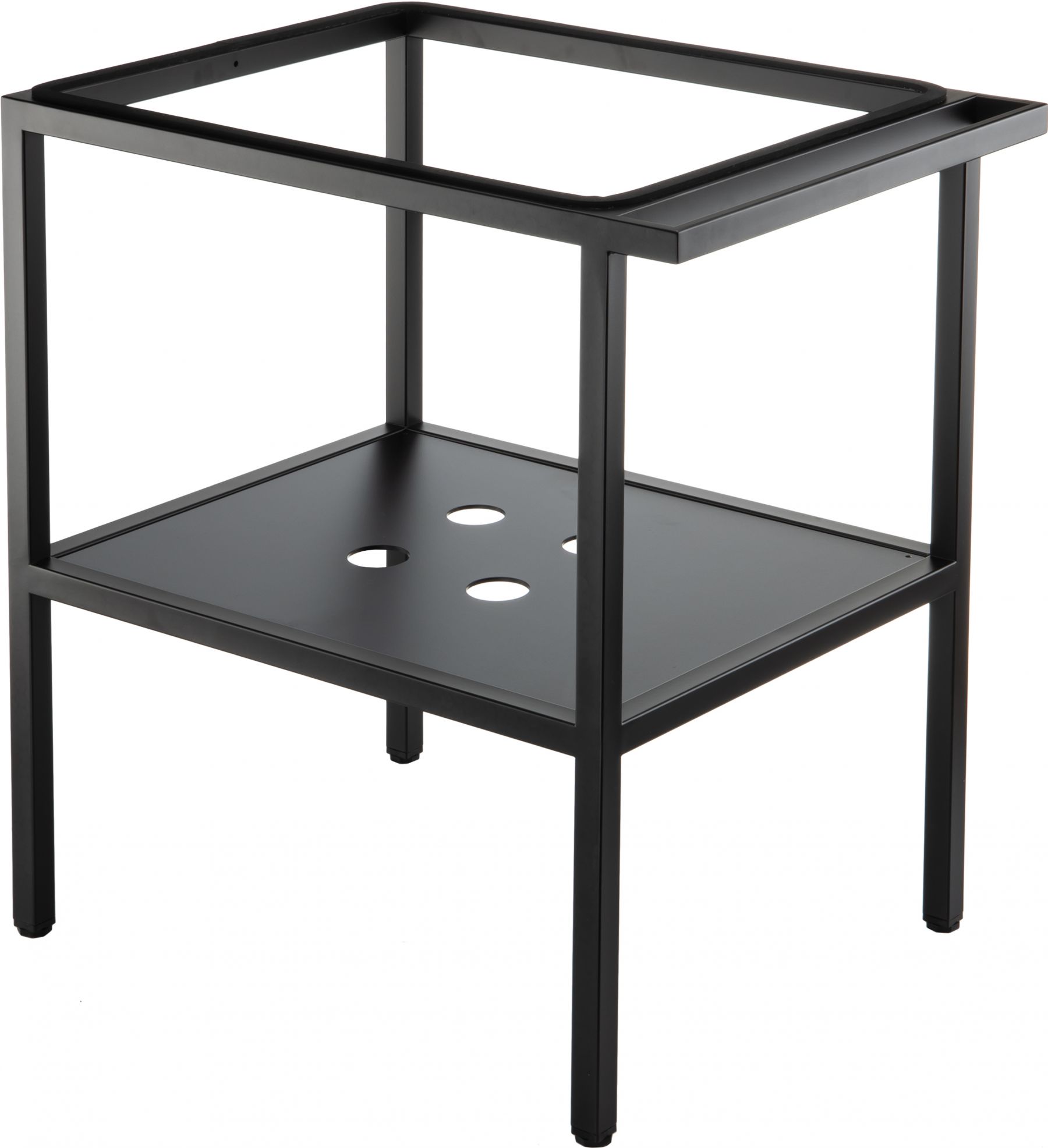 Deante Temisto console 56.5x40x75.5 cm onder de wastafel staand zwart CSTX50B