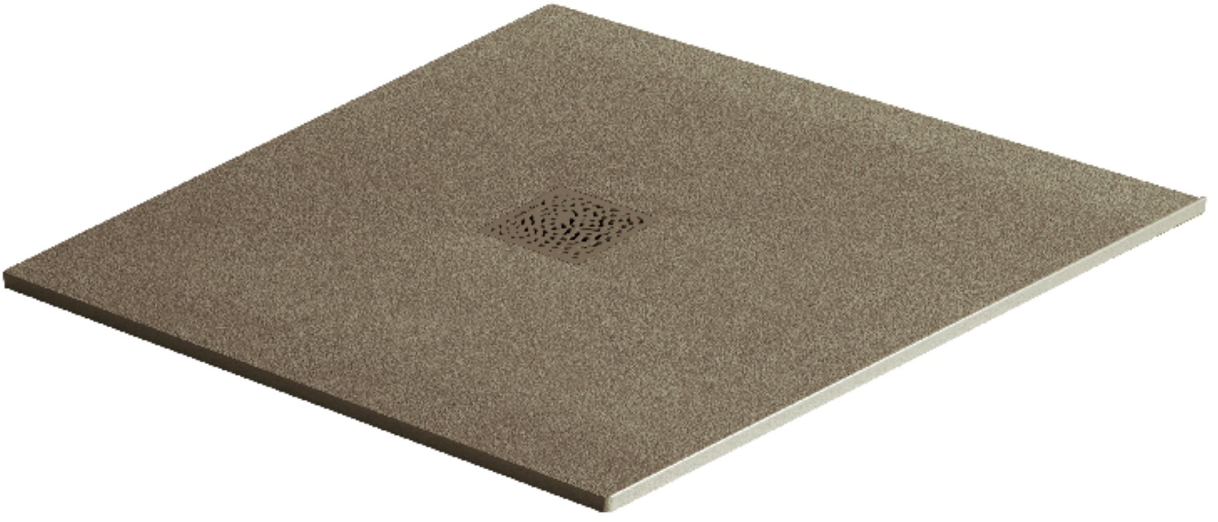 Excellent Arda vierkante douchebak 90x90 cm cappuccino BREX.1502.090.090.CAN