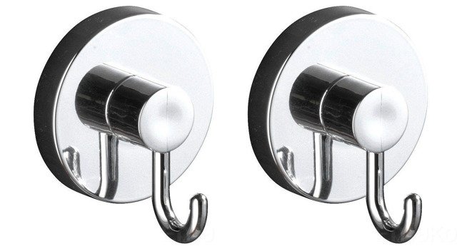 Wenko Vacuum-Loc rund Stah hangerset zilveren 20900100