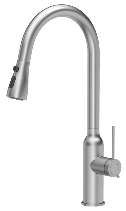 Quadron Jessica Q Line keukenkraan staand roestvrij staal 3573591_BS