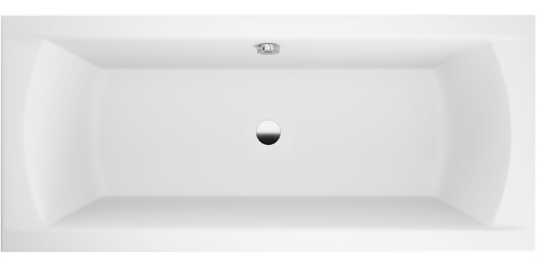 Polimat Ines rechthoekig bad 170x75 cm wit 00710