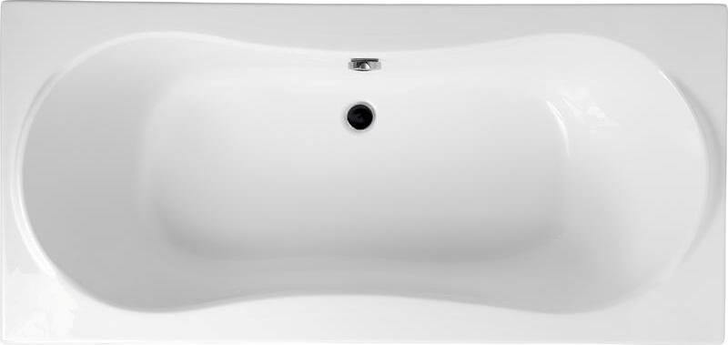 Polimat Long rechthoekig bad 170x80 cm wit 00427