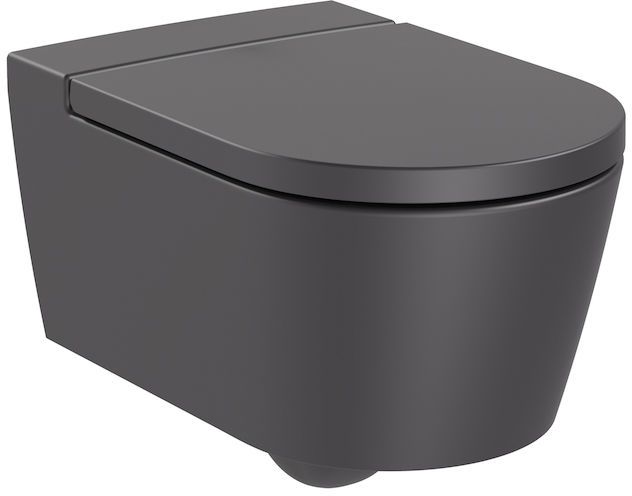 Roca Inspira toiletpot hangend zonder kraag onyx A346527640