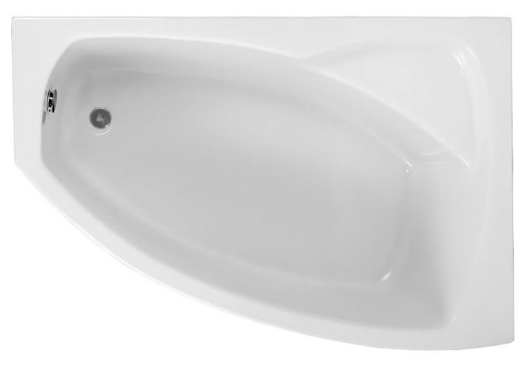 Polimat Frida hoekbad 160x105 cm rechtszijdig wit 00978