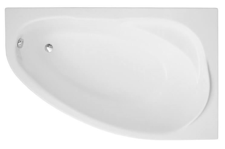 Polimat Marea hoekbad 150x100 cm rechtszijdig wit 00293
