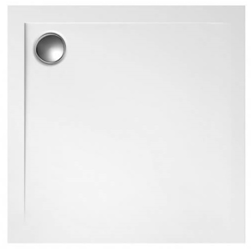Polimat Geos vierkante douchebak 80x80 cm wit 00425