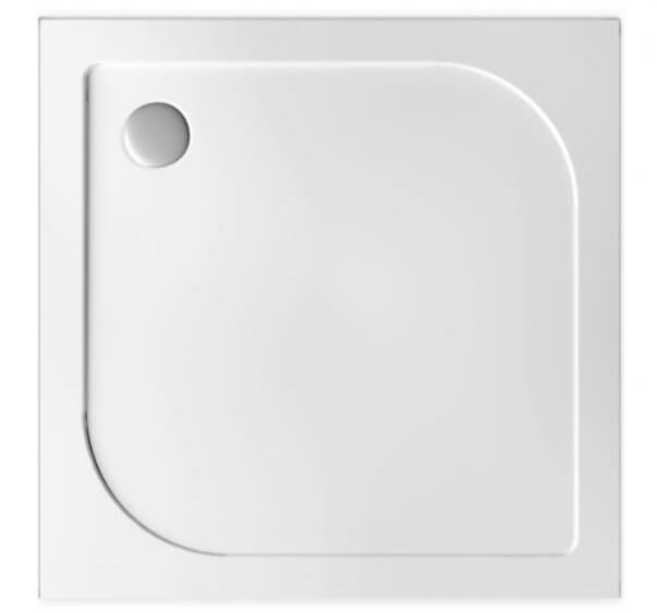 Polimat Tenor vierkante douchebak 80x80 cm wit 00402