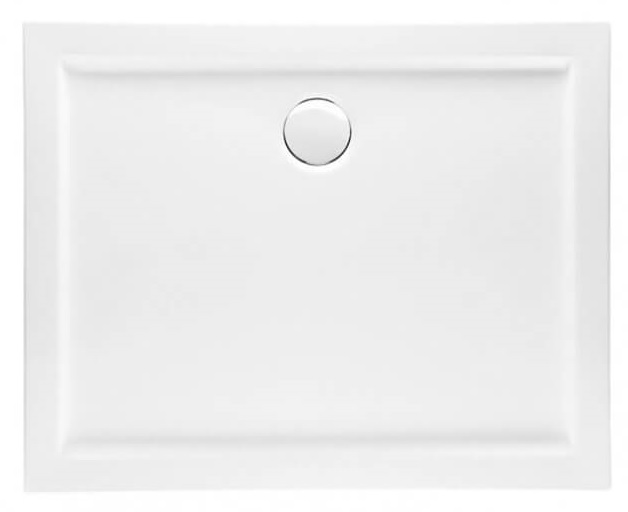 Polimat Goliat rechthoekige douchebak 90x80 cm wit 00598