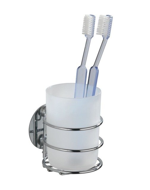 Wenko Turbo-Loc rund Stahl tandenborstelbeker wit 18779100