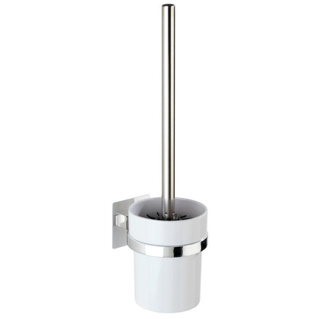 Wenko Turbo-Loc Quadro Ed. toiletborstel gelijmd wit 23861100