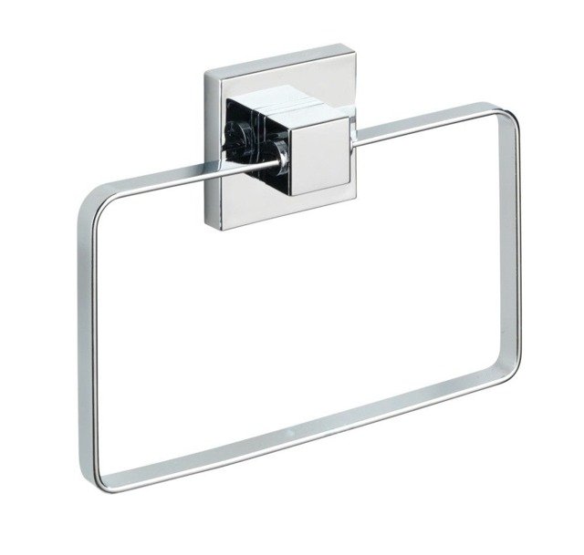 Wenko VL Quadro handdoekhanger zilveren 22689100