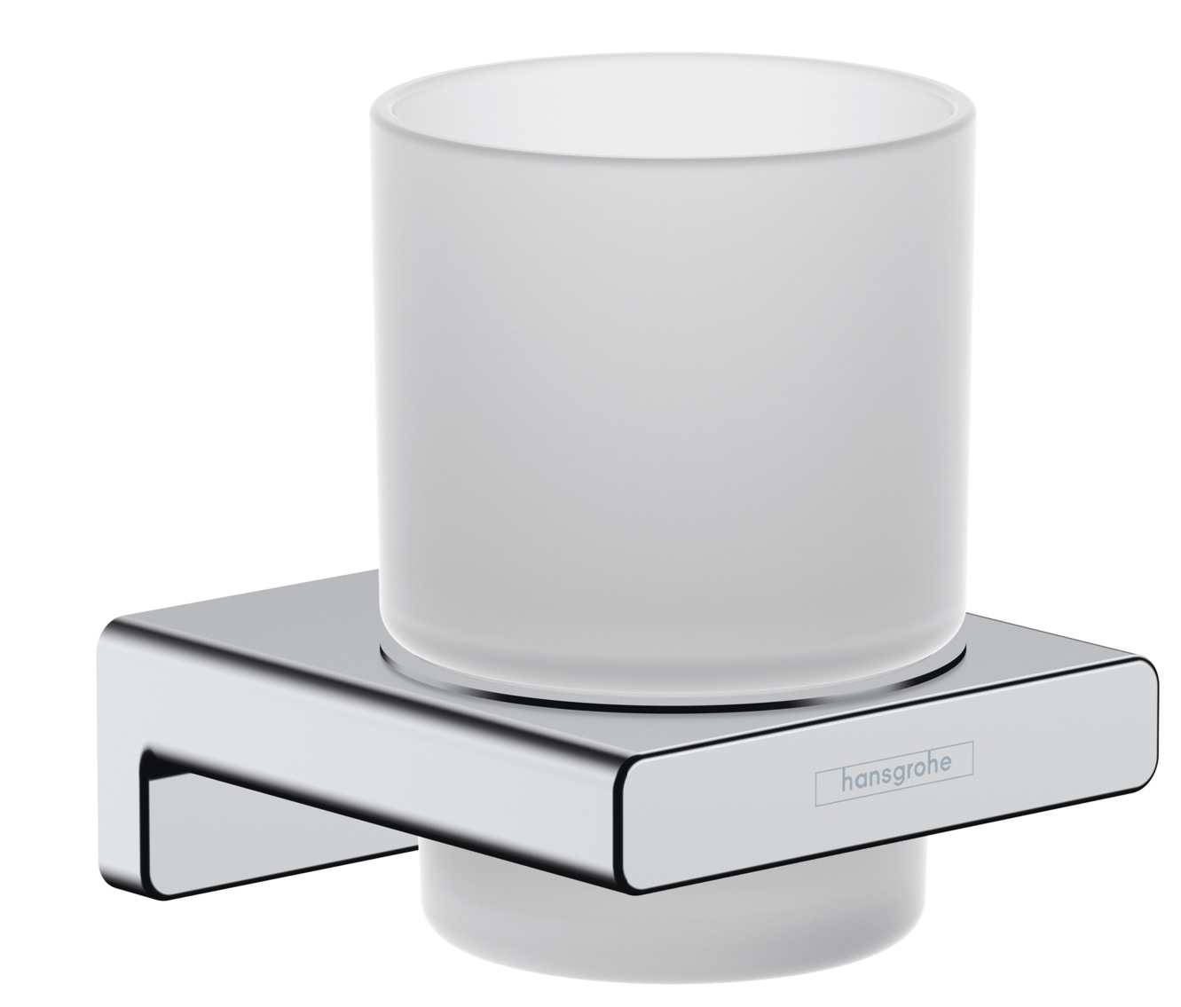 Hansgrohe AddStoris tandenborstelbeker wit-chroom 41749000